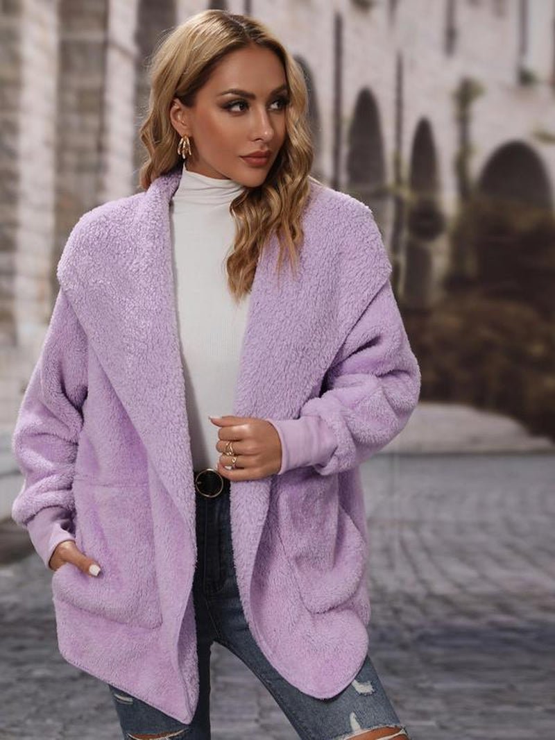 Casual Single - Breasted Hooded Jacket - Bela Fils BoutiqueBela Fils Boutique